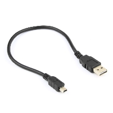 Кабель Gembird/Cablexpert USB 2.0, мультиразъем USB, AM/miniB 5P, 30см, пакет