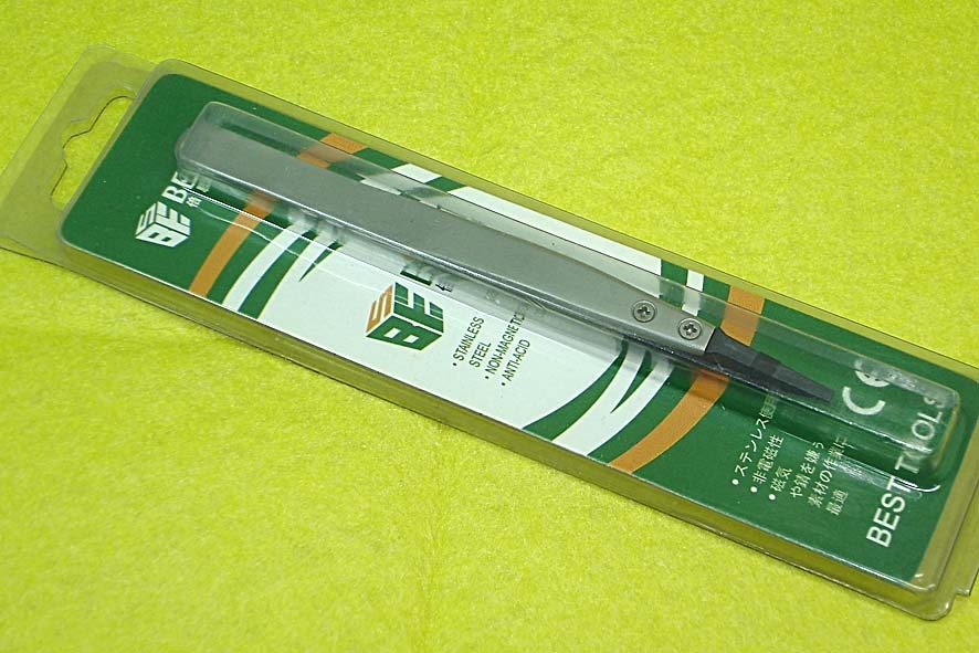 Пинцет Best BST-242 прямой антистатический 130 мм