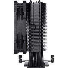 Кулер для процессора Noctua NH-U12S chromax черный, 120 мм, медь, 1500 об/мин, 22.4 дБ, 4 pin PWM, высота 158 мм