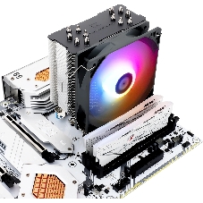 Кулер для процессора Thermalright Burst Assasin 120 ARGb (4-pin PWM, 154мм, Ni/CU, 6x6мм, ARGb, 1x120мм, 66.17CFM, 25.6dBA, 1550RPM, S: 1700, 1200, 115X, AM5, AM4)
