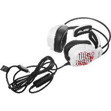 Гарнитура Bloody G565 белый, проводная, USB, подсветка