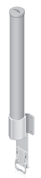 Сетевое оборудование UBIQUITI AMO-2G10 внешняя всенаправленная MIMO 2x2, 10 дБ, 2,35-2,55 ГГц, 360°x12°, 2* RP-SMA (волны вертикальные/горизонтальные)