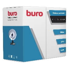 Кабель сетевой Buro BU-CCA-052-CAT6 UTP 4 пары cat6 solid 0.52мм 305м серый