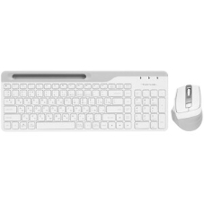 Комплект клавиатура+мышь A4Tech FStyler FB2535C беспроводной, USB + Bluetooth, 2000 DPI, белый