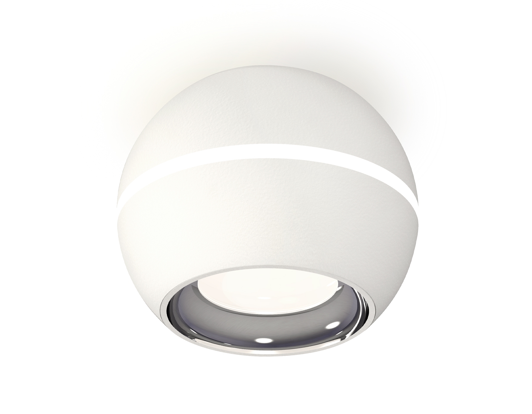 Светильник Ambrella Light XS1101002 SWH/PSL белый песок/серебро полированное MR16 GU5.3 LED 3W 4200K (C1101, N7022)