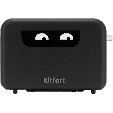 Тостер Kitfort КТ-6497 850Вт черный/стальной