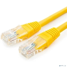 Патч-корд UTP Cablexpert cat.5e, 0.5м, литой, многожильный, желтый