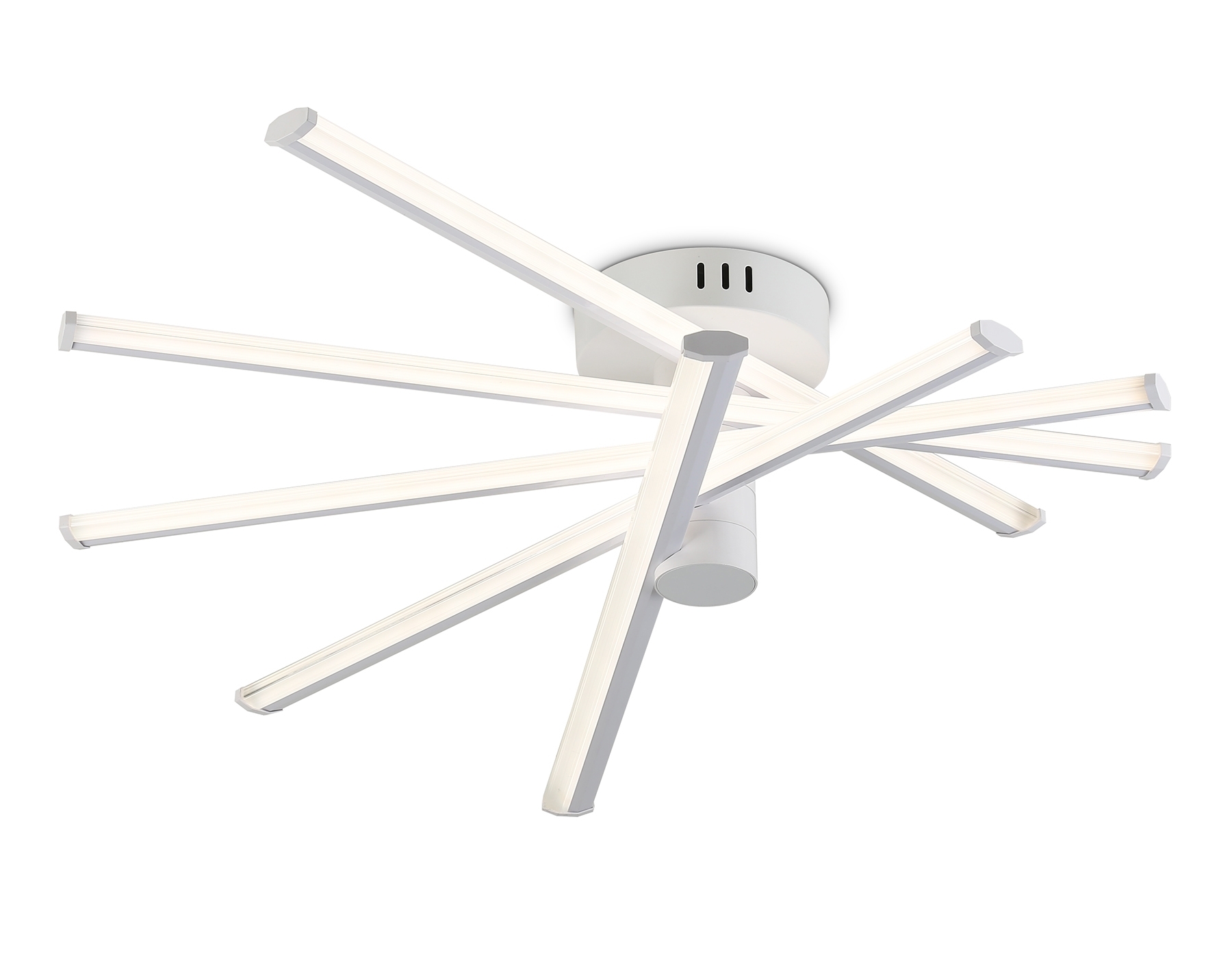Потолочный светодиодный светильник Ambrella light FL6221 WH белый 70W 3000K-6400K 605*605*170 (ПДУ ИК)