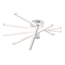 Потолочный светодиодный светильник Ambrella light FL6221 WH белый 70W 3000K-6400K 605*605*170 (ПДУ ИК)