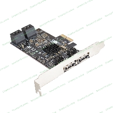 Контроллер ExeGate EXE-504 PCI-E 2.0, SATA3 RAID, 4 int+2 ext (OEM)