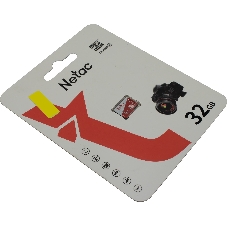 Флеш карта Netac P500 ECO 32Gb MicroSDHC C10 up to 80Mb/s, retail pack card only