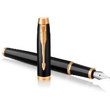 Ручка перьевая Parker IM Core F321 (CW1931645) Black GT F сталь нержавеющая подар.кор.