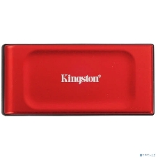 Внешний SSD Kingston XS1000, 2TB, USB 3.2 Gen 2 Type-C, R/W 1050/1000, красный
