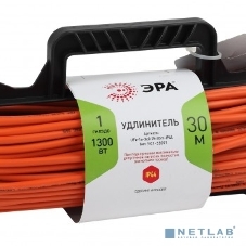 Удлинитель силовой ЭРА UFx-1e-3x0.75-30m-IP44 на рамке c/з 1 гн 30 м ПВС 3x0.75 (6/108)