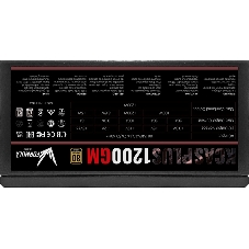 Блок питания Aerocool/Formula 1200W Retail KCAS PLUS 1200GM, 80 PLUS Gold, ATX v2.4, модульный, fan 14cm, 8x PCI-E [6+2-Pin], 10x SATA, 6x MOLEX