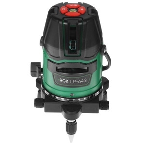 Лазерный построитель плоскостей RGK LP-64G дальность: 30/70 м, точность мм/м 1/5