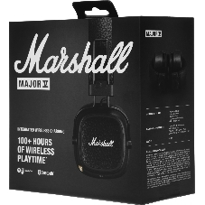 Беспроводные/проводные наушники Marshall Major V черный, накладные, Bluetooth + проводной, беспроводная зарядка, до 100 ч