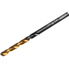 Сверло по металлу Denzel 3 мм, HSS-Tin, Golden Tip, 10 шт.