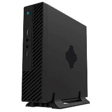 Компьютерный корпус Slim Case Powerman ME100S-BK front fan 4cm, 120W adapter, Mini ITX, VESA
