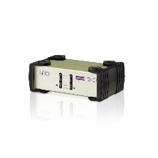Переключатель ATEN KVM Switch CS82U-AT KVM-переключатель, VGA/SVGA+KBD+MOUSE, 1> 2 блока/порта/port PS2/USB, с KVM-шнурами PS2/USB 2х1.2м