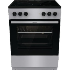 Плита электрическая Gorenje GEC6A11SG серый, конфорок 4 электрических, духовка 65 л, 60 см x 85 см x 60 см