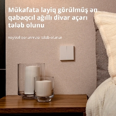 Выключатель умный Aqara Smart wall switch H1 (with neutral, double rocker) WS-EUK04