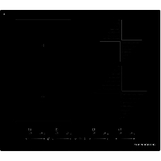Варочная панель Kuppersberg ICI 616 60 см, индукция, High-Tech, inverter, прямой край, 9 уровней мощности, бустер, Stop and Go, Bridge zone, автоматическое отключение, таймер, индикатор остаточного тепла, сенсорное/слайдерное управление, черный