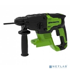 Перфоратор GreenWorks GD24SDS2, 24 В, 2 Дж, от аккумулятора