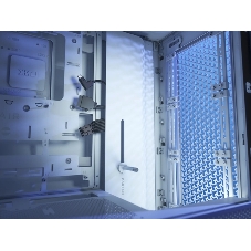 Компьютерный корпус без блока питания Corsair Frame 4000D, Midi-Tower, TG, no fan, 2xUSB-A 3.2, 1xUSB 3.2 Type-C, E-ATX, ATX, mATX, mITX White