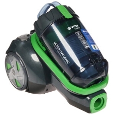 Пылесос Vitek VT-8130 черный/зеленый, 450/2200 Вт, уборка сухая, пылесборник контейнер 3,5 л