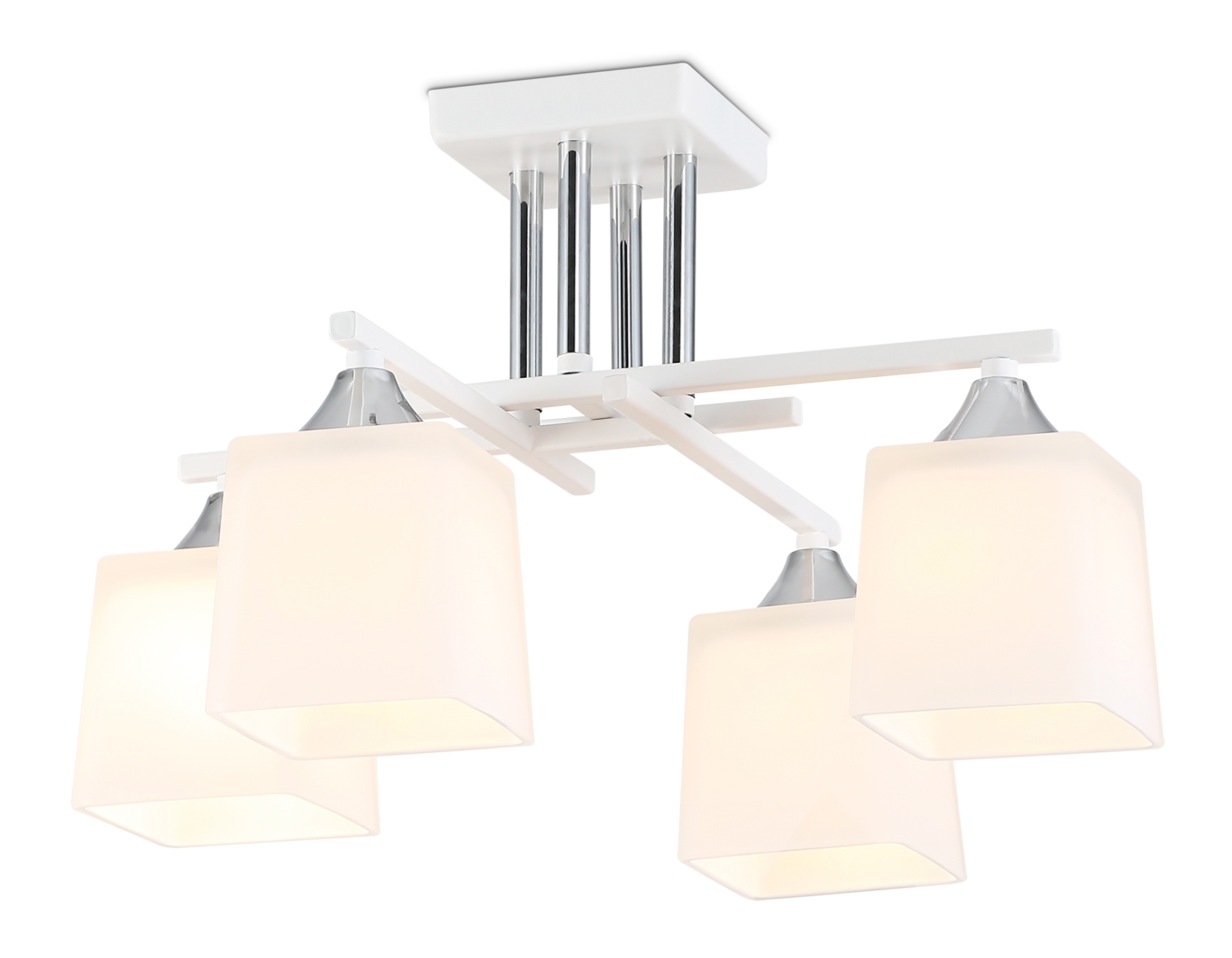 Светильник Ambrella light TR303041/4 WH белый E27/4 max 60W 420*420*260