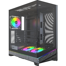 Корпус Montech SKY 3 черный без БП ATX 8x120mm 5x140mm 2xUSB3.0 audio bott PSU