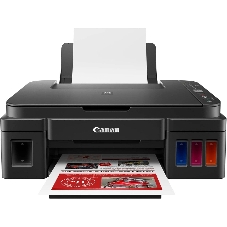 МФУ струйное Canon PIXMA G3416 (2315C052), А4, цветной, печ. 8.8 стр/мин. (ч/б) 5 стр/мин. (цвет), скан. до 3 стр/мин., 4800x1200 dpi (печать) 1200х600 dpi (скан.), USB, Wi-Fi