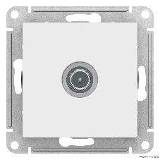 Механизм розетки TV AtlasDesign оконечный 1DB белый SchE ATN000191