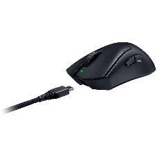 Мышь беспроводная/проводная Razer DeathAdder V3 Pro черный, 30000 dpi, радиоканал, USB, кнопки - 6