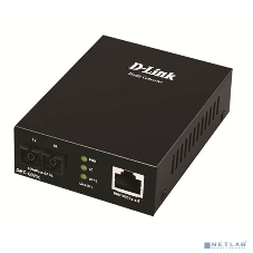 Медиаконвертер D-Link DMC-G02SC/A1A с 1 портом 100/1000Base-T и 1 портом 1000Base-SX с разъемом SC для многомодового оптического кабеля (до 550 м)