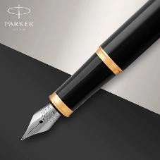 Ручка перьевая Parker IM Core F321 (CW1931645) Black GT F сталь нержавеющая подар.кор.