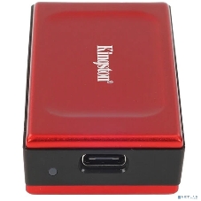 Внешний SSD Kingston XS1000, 2TB, USB 3.2 Gen 2 Type-C, R/W 1050/1000, красный