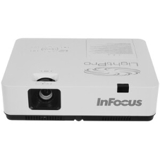 Проектор INFOCUS IN1036 3LCD, 5000 lm, WXGA, 1.371.65:1, 50000:1, (Full 3D), 16W, 2хHDMI 1.4b, VGA in, CompositeIN, 3,5 audio IN, RCAx2 IN, USB-A, VGA out, 3,5 audio OUT, RS232, Mini USB B serv, RJ45, 3,3 кг