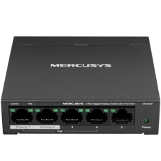 Коммутатор настольный Mercusys MS105GP с 5 гигабитными портами (4 порта PoE+)
