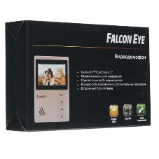 Видеодомофон Falcon Eye VISTA цветной, подключение 2-х вызывных панелей, без трубки (Hands Free), управление электрозамком, цвет корпуса: белый, нап