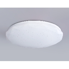 Светодиодный светильник RGB Ambrella light FZ418 WH белый IP20 66W 3000K-6500K+RGB D480*65 (ПДУ ИК)