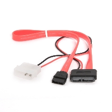 Кабель Gembird/Cablexpert Combo miniSATA, molex+SATA/miniSATA, 6pin+7pin, (длина инт-35 см, пит-30 см)