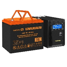 Комплект Источник бесперебойного питания EX295986RUS + батарея 75Aч EX285653RUS 1шт (инвертор, синус, для котла) ExeGate SineTower SZ-600.LCD.AVR.1SH <600VA/360W, чистый синусоида, LCD дисплей, AVR, 1*Schuko, линейно-интерактивный, Black> + батарея ExeGate HRL 12-75 (12В, 75Ач) 1шт