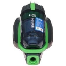 Пылесос Vitek VT-8130 черный/зеленый, 450/2200 Вт, уборка сухая, пылесборник контейнер 3,5 л