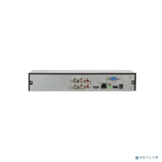 Видеорегистратор Dahua DH-XVR5104HS-4KL-I3/T 4-канальный HDCVI с FR HDCVI, AHD, TVI, IP, CVBS 1 SATA III до 16Тбайт; видеоаналитика: SMD Plu 1 HDMI, 1 VGA; RJ45 100Мбит/с; аудиовх/вых: 1/1