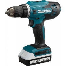Дрель-шуруповерт Makita DF488D002, 18 В, 1,5 Ач, 42 Нм, щеточный