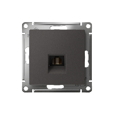 Розетка компьютерная AtlasDesign RJ45 кат. 5Е механизм базальт SE ATN001483