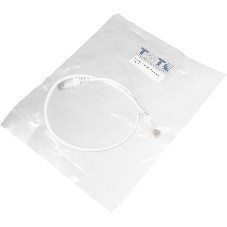 Патч-корд LANMASTER UTP TWT-45-45-0.5-WH вилка RJ-45-вилка RJ-45 cat.5е 0.5м белый ПВХ