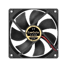 Вентилятор 12В DC ExeGate ExtraSilent ES12025H2P (120x120x25 мм, Hydraulic bearing (гидродинамический), 2pin, 1300RPM, 22dBA)
